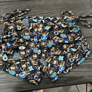 NWT Evil Eye 🧿 Shakti side string Women's Shorts